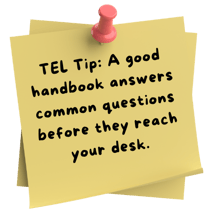 TEL tip sticky note