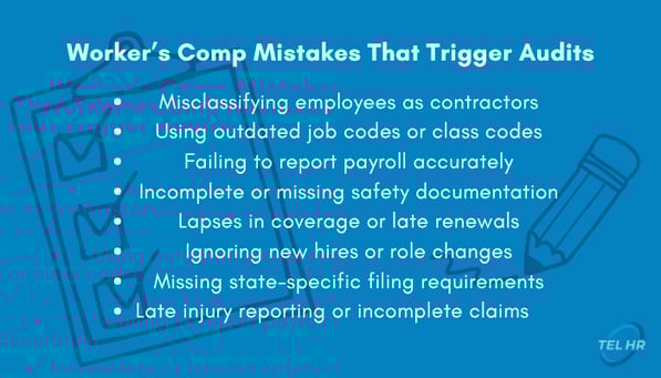 Worker’s Comp Mistakes That Trigger Audits