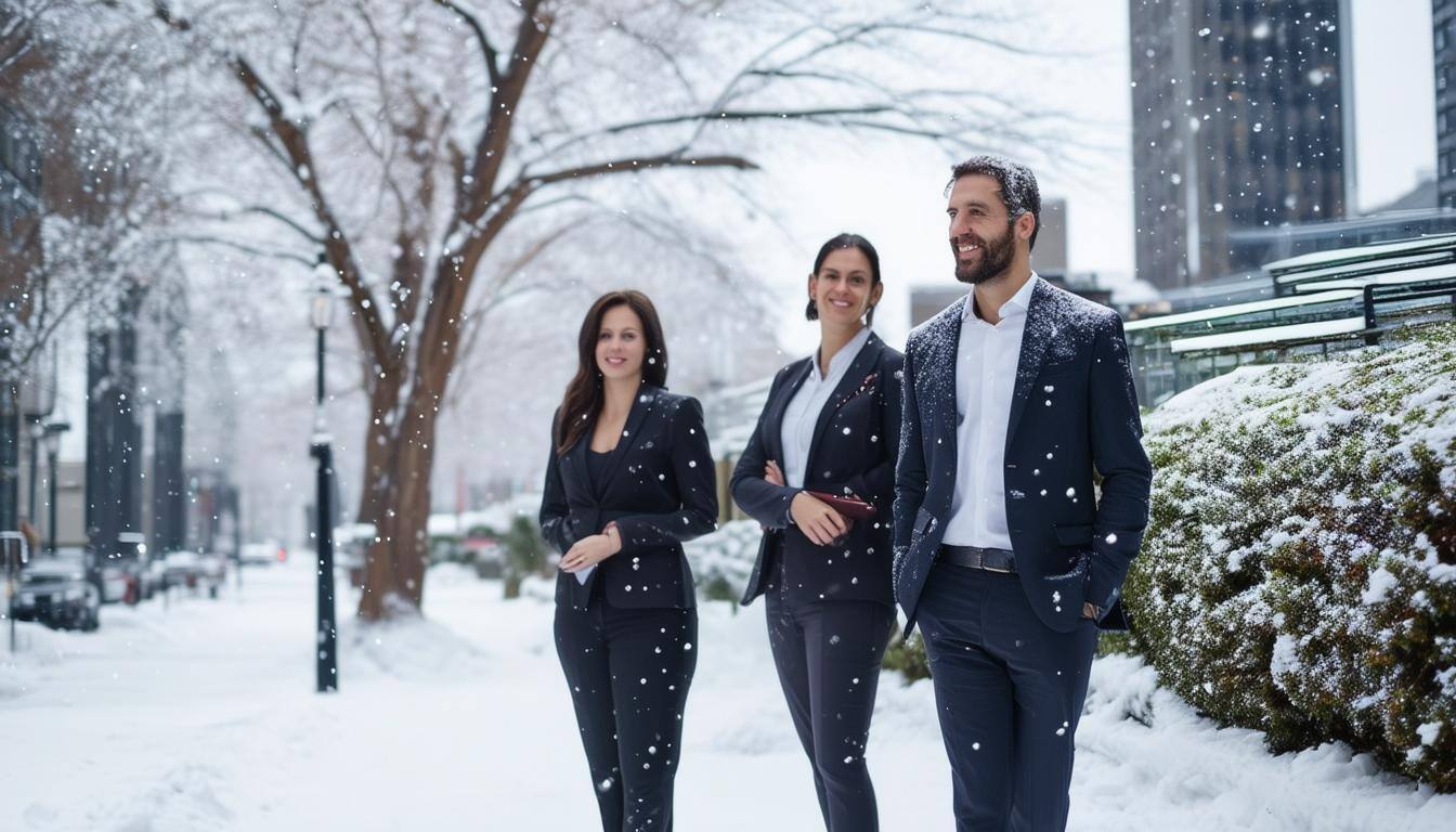 business professionals in snow-1